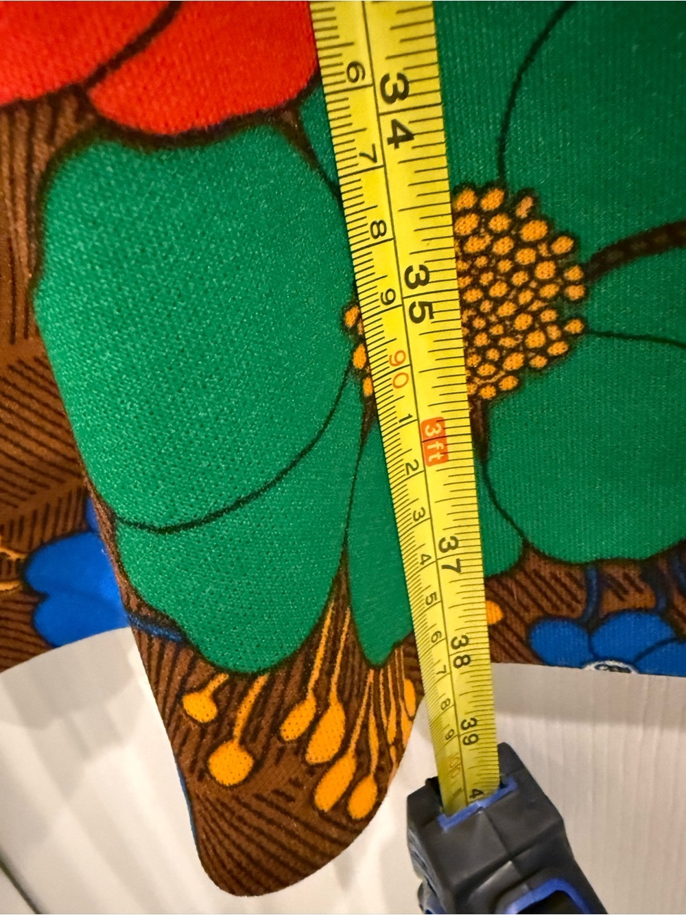 Vintage 1960’s Miss Jeanie Multi-Color Floral Zip Dress - Picture 4 of 10